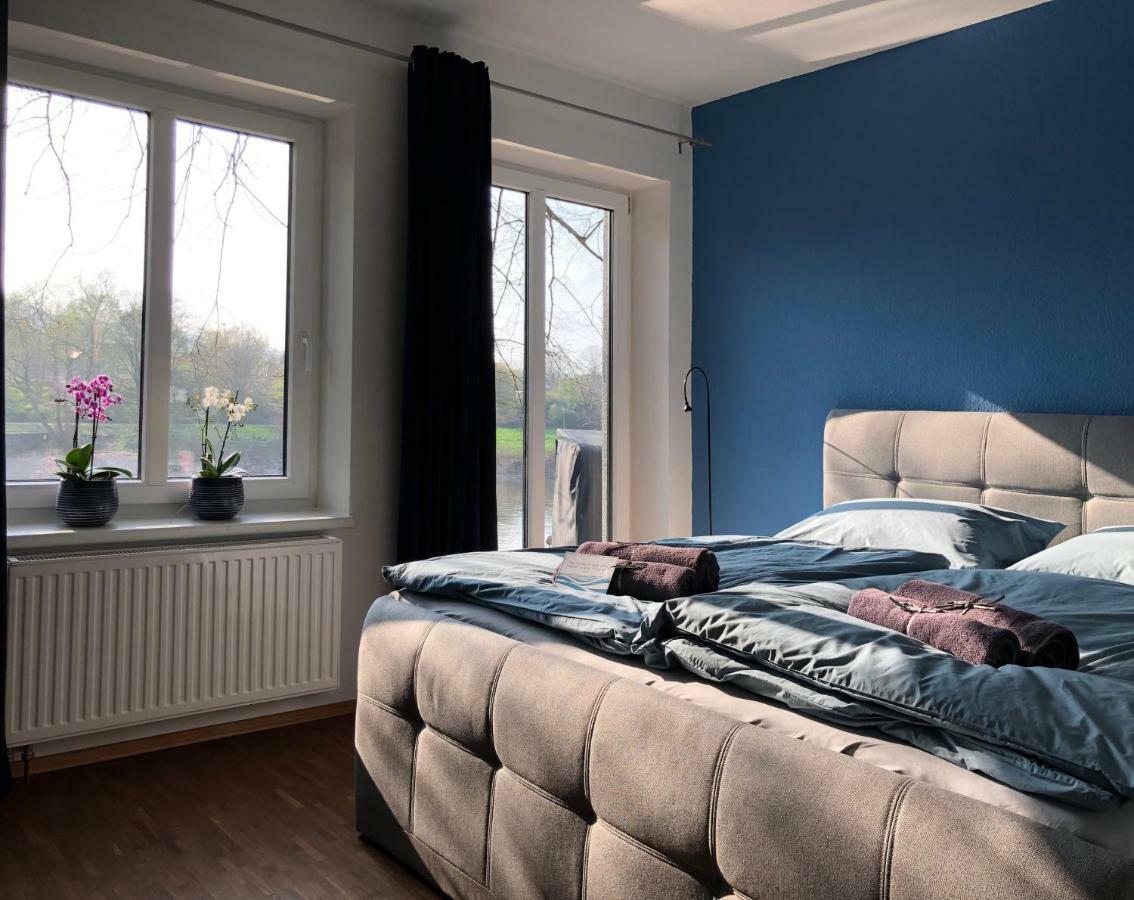 Ferienwohnung Schleusenhaus Hameln Hamelin Esterno foto