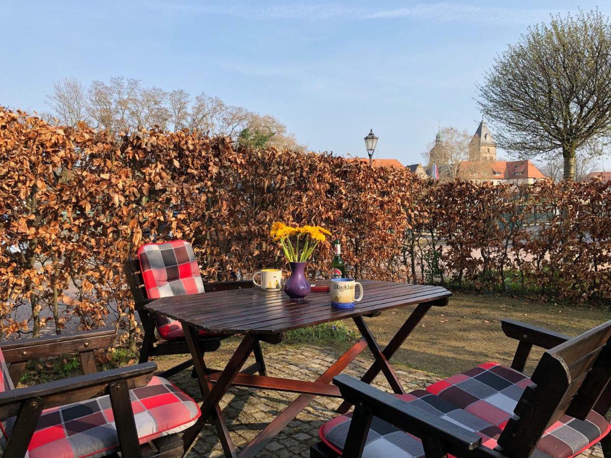Ferienwohnung Schleusenhaus Hameln Hamelin Esterno foto