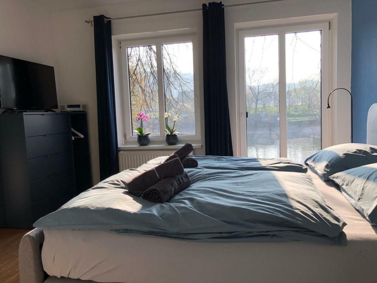 Ferienwohnung Schleusenhaus Hameln Hamelin Esterno foto