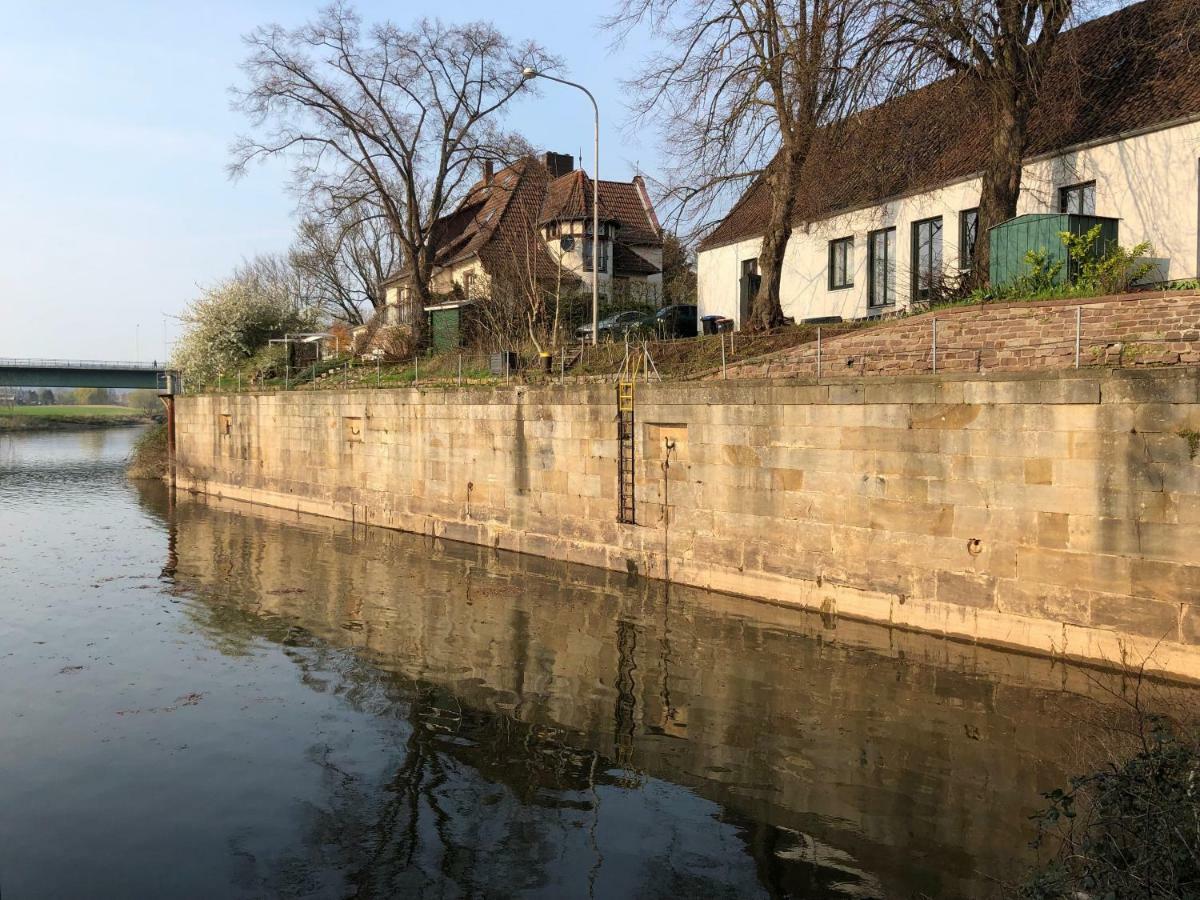 Ferienwohnung Schleusenhaus Hameln Hamelin Esterno foto