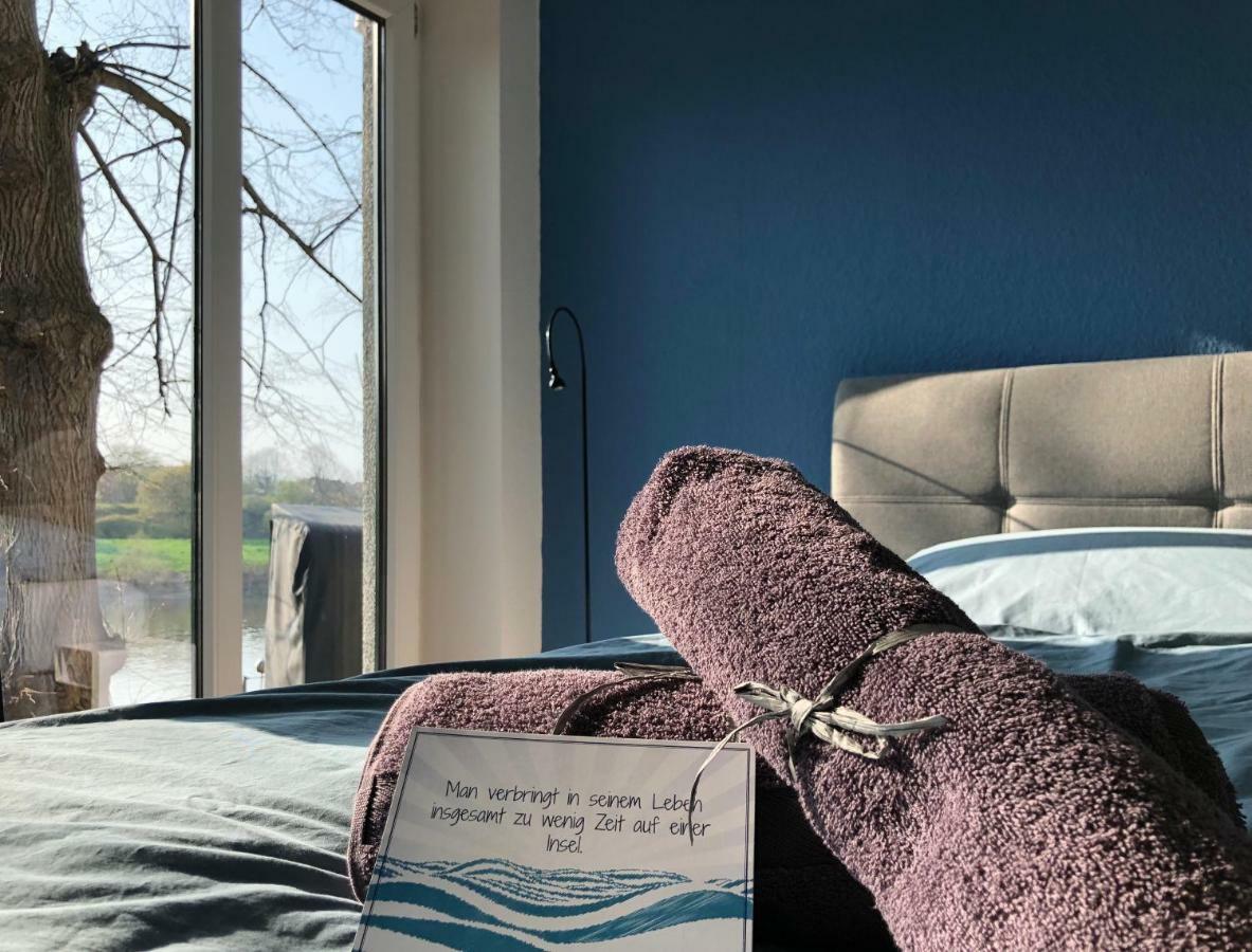Ferienwohnung Schleusenhaus Hameln Hamelin Esterno foto